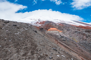 shelter Jose Ribas Cotopaxi volcano Ecuador