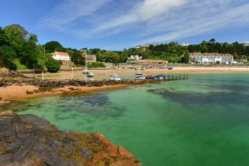 St Brelade's Bay, Jersey, U.K.
Popular tourist destination.
