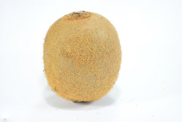  kiwi balls that have not been peeled isolated on white background