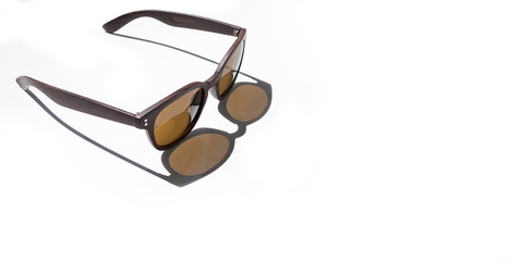 Isolated modern sunglasses.