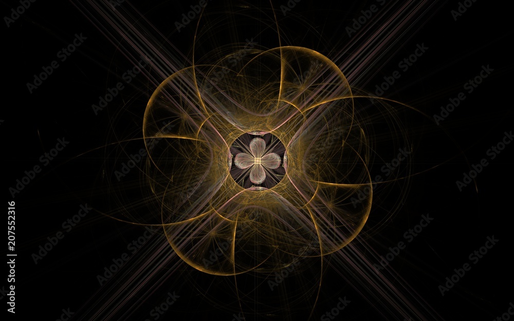 Fototapete digital generated image in the form of abstract geometric shapes of various shades and colors for us