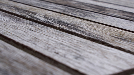 Distressed wooden table
