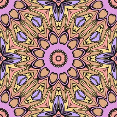 colored geometric vector pattern. Vector illustration. ideal for creative and decorative projects.