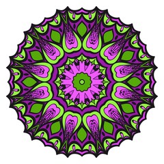 Flower mandala. Very printable decorative elements. Vector illustration for design.