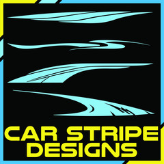 Tribal and cool Car stripe design set. Adhesive vinyl sticker designs