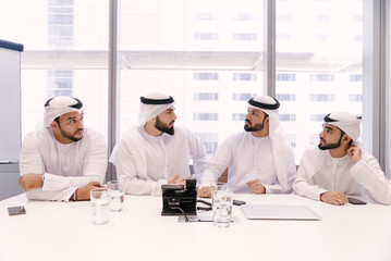 Group of businessmen in Dubai