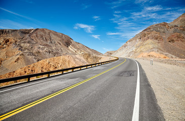 Picture of a desert road.