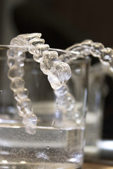 Transparent dental correction orthodontics