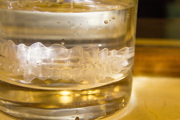 Transparent dental correction orthodontics