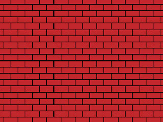 Fototapeta na wymiar Vector illustration background - brick red color.Eps 10.