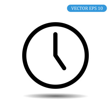 Clock icon. Time icon vector. EPS 10