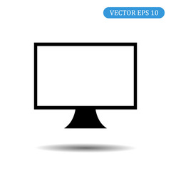 Television icon. Vector illustration, EPS10.