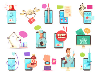 Digital Health Medical Technologies Set