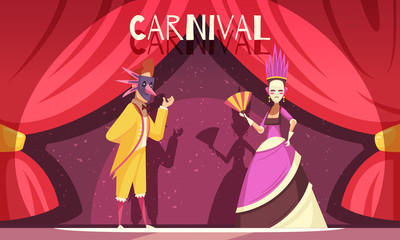 Carnival Cartoon Background