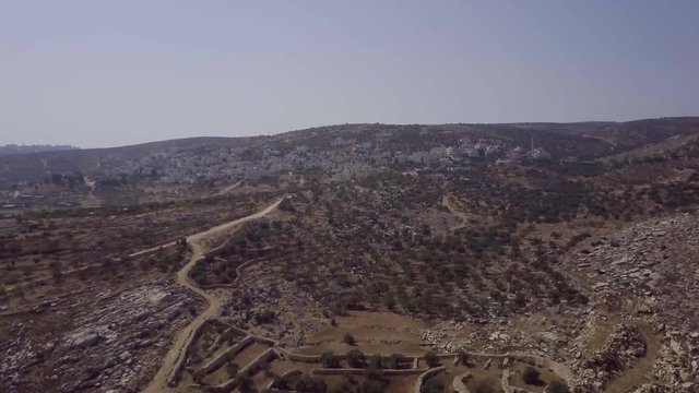 An arab village at judea and samaria