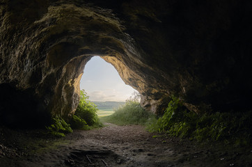 view from the cave