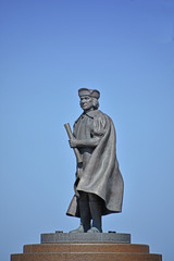 Fototapeta premium Statue Against Blue Sky
