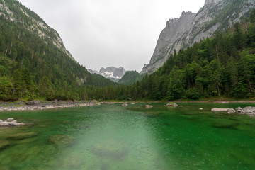 Gosaulacke mit Dachsteinmassiv