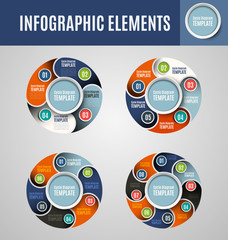 circle infographics set 2