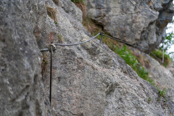 Laserer Klettersteig