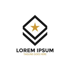 unique military logo vector illustration design. icon