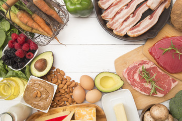 Various Foods that are Perfect for High Fat, Low Carb Diets such as Keto