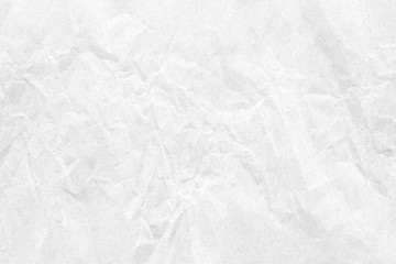 Crumpled white paper texture