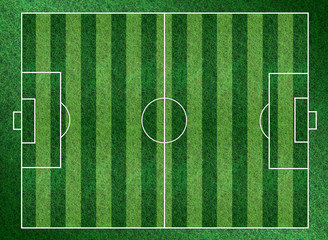 Green Grass Soccer Field Background