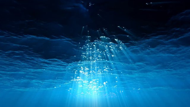 Loop Underwater Sunlight