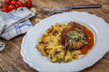 Grilled pork neck