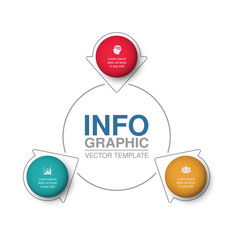 Vector infographic template for diagram, graph, presentation, chart, business concept with 3 options.