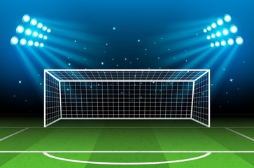 Soccer Stadium. Football Arena