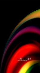 Blur color wave lines abstract background