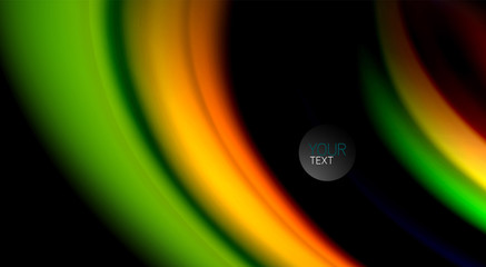 Blur color wave lines abstract background