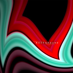 Geometric shapes created with fluid multicolored lines