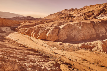 Mars-like deserted land of the Death Valley, USA.
