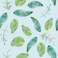 Watercolor floral pattern, delicate flowers. Seamless summer print for fabric, textile, wrapping, wallpaper, background. Vintage botanical set. Wedding, holiday, birthday. Bright botanical colllection