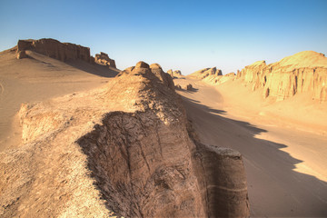 Dasht-e Lut desert near Kerman, Iran.