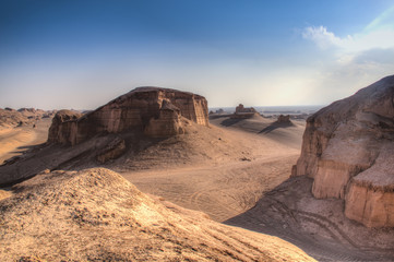 Dasht-e Lut desert near Kerman, Iran.