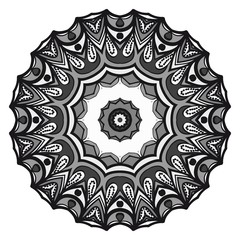 Vector mandala, Floral mandala. Oriental mandala. Vintage decorative elements. Vector illustration. It is super vector illustration.