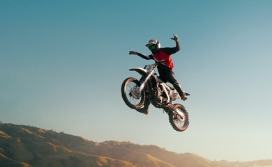 Fototapeta premium Moto freestyle