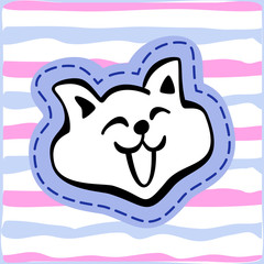 Hand Drawn Doodle Cat Icon