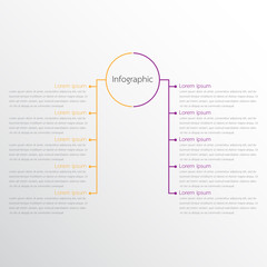 Vector infographic templates used for detailed reports. All 10 topics.