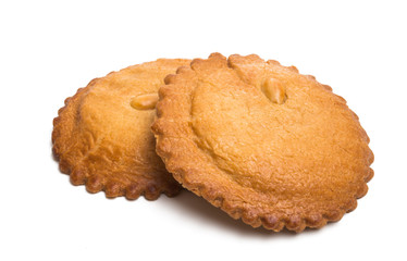 Almond Dutch cookies isolated