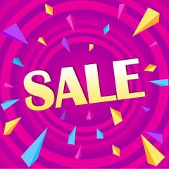 Fototapeta premium Sale for web app banner