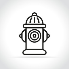 fire hydrant on white background