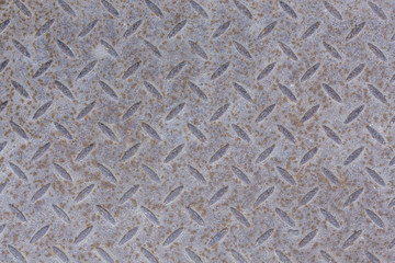 Industrial wallpaper of functional anti-slip metal diamond plate and rough raised surface pattern....