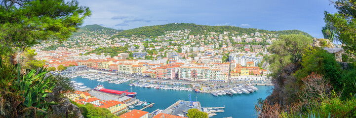 Panorama - Port of Nice, France