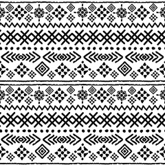 Tribal art ethnic seamless pattern