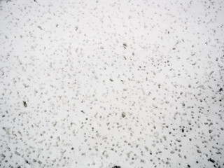 The texture of a snowy field. Background